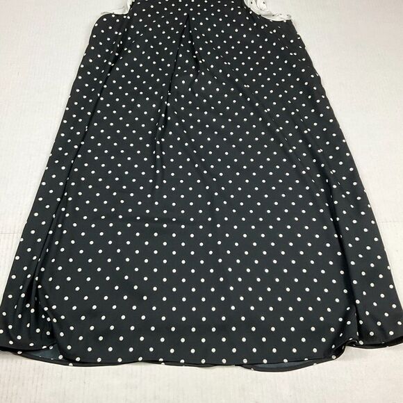 Ann Taylor Workwear Shift Dress Polka Dot Ruffled Short Sleeve XS - Picture 2 of 12
